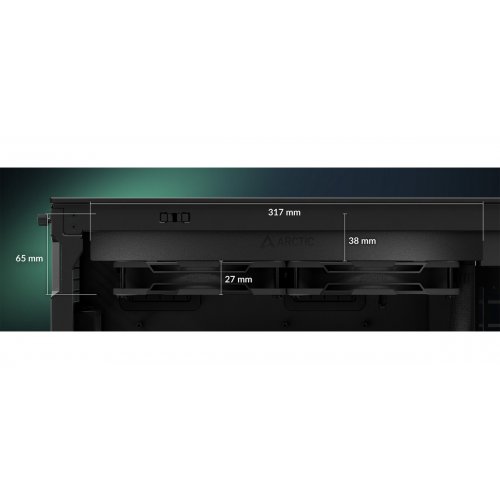 Готова СВО Arctic Liquid Freezer III Pro 280 A-RGB (ACFRE00183A) Black купити з перевіркою сумісності: огляд, характеристики, ціна у Києві, Львові, Вінниці, Хмельницькому, Івано-Франківську, Україні | інтернет-магазин TELEMART.UA фото