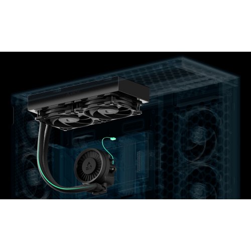 Готова СВО Arctic Liquid Freezer III Pro 280 (ACFRE00179A) Black купити з перевіркою сумісності: огляд, характеристики, ціна у Києві, Львові, Вінниці, Хмельницькому, Івано-Франківську, Україні | інтернет-магазин TELEMART.UA фото
