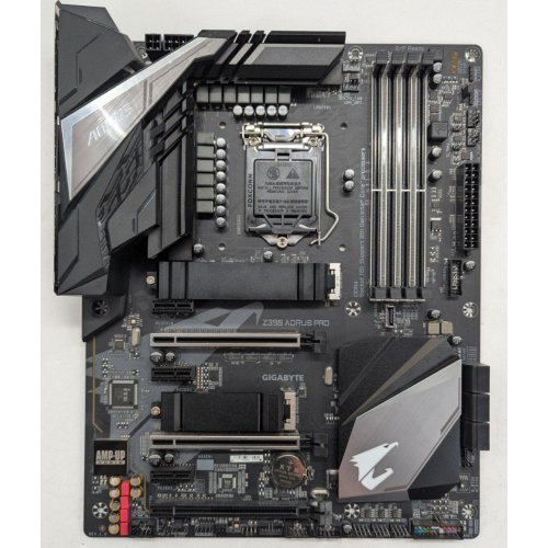 Материнська плата Gigabyte Z390 AORUS PRO (s1151-v2, Intel Z390) (Відновлено продавцем, 792254) купити з перевіркою сумісності: огляд, характеристики, ціна у Києві, Львові, Вінниці, Хмельницькому, Івано-Франківську, Україні | інтернет-магазин TELEMART.UA фото