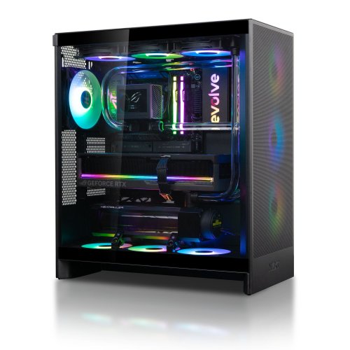 Комп'ютер EVOLVE UltraPart Titanium H (EVUP-THR995X3DN509-D564S2TBK) Black купити в Україні: Київ, Львів, Хмельницький, Тернопіль, Івано-Франківськ | Низька ціна, відгуки, характеристики від TELEMART фото