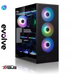 Комп'ютер EVOLVE UltraPart Titanium H (EVUP-THR995X3DN509-D564S2TBK) Black / AMD Ryzen 9 9950X3D (4.3-5.7), 16 ядер / NVIDIA GeForce RTX 5090 / 64 ГБ (DDR5) / 2048 ГБ (SSD)