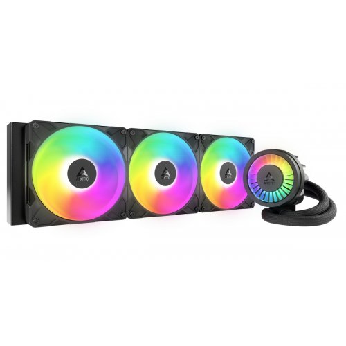 Готова СВО Arctic Liquid Freezer III Pro 420 A-RGB (ACFRE00185A) Black купити з перевіркою сумісності: огляд, характеристики, ціна у Києві, Львові, Вінниці, Хмельницькому, Івано-Франківську, Україні | інтернет-магазин TELEMART.UA фото