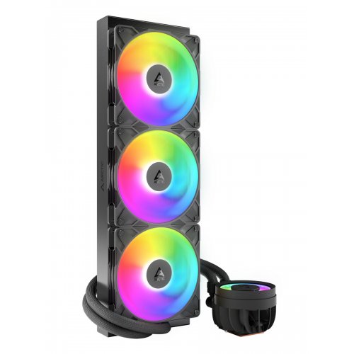 Готова СВО Arctic Liquid Freezer III Pro 420 A-RGB (ACFRE00185A) Black купити з перевіркою сумісності: огляд, характеристики, ціна у Києві, Львові, Вінниці, Хмельницькому, Івано-Франківську, Україні | інтернет-магазин TELEMART.UA фото