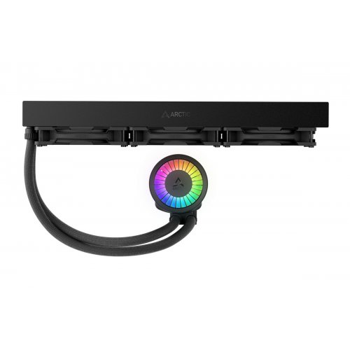 Готова СВО Arctic Liquid Freezer III Pro 420 A-RGB (ACFRE00185A) Black купити з перевіркою сумісності: огляд, характеристики, ціна у Києві, Львові, Вінниці, Хмельницькому, Івано-Франківську, Україні | інтернет-магазин TELEMART.UA фото