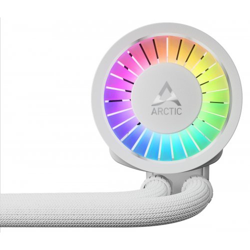 Готова СВО Arctic Liquid Freezer III Pro 420 A-RGB (ACFRE00189A) White купити з перевіркою сумісності: огляд, характеристики, ціна у Києві, Львові, Вінниці, Хмельницькому, Івано-Франківську, Україні | інтернет-магазин TELEMART.UA фото