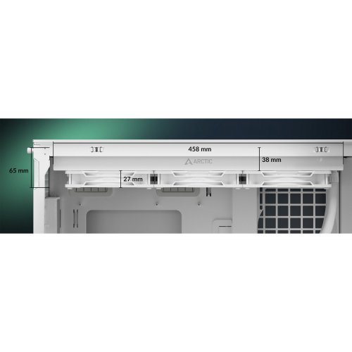 Готова СВО Arctic Liquid Freezer III Pro 420 A-RGB (ACFRE00189A) White купити з перевіркою сумісності: огляд, характеристики, ціна у Києві, Львові, Вінниці, Хмельницькому, Івано-Франківську, Україні | інтернет-магазин TELEMART.UA фото
