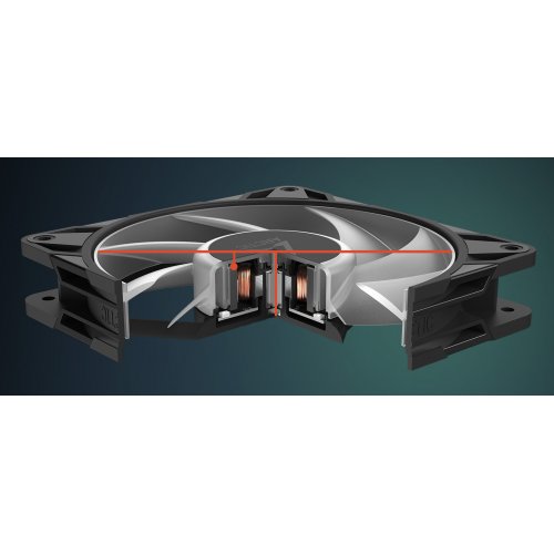 Купить Кулер для корпуса Arctic P12 Pro A-RGB (ACFAN00309A) Black с проверкой совместимости: обзор, характеристики, цена в Киеве, Днепре, Одессе, Харькове, Украине | интернет-магазин TELEMART.UA фото