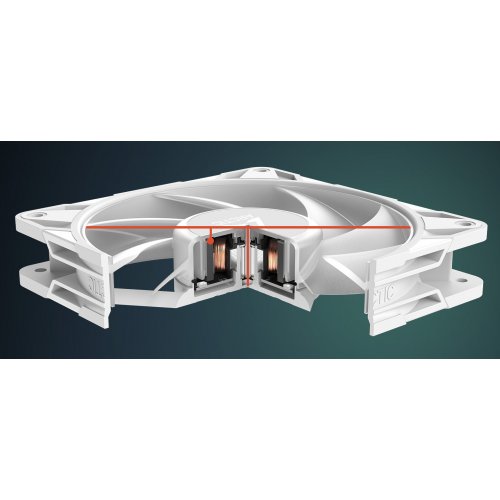 Кулер для корпуса Arctic P12 Pro A-RGB (ACFAN00311A) White купити з перевіркою сумісності: огляд, характеристики, ціна у Києві, Львові, Вінниці, Хмельницькому, Івано-Франківську, Україні | інтернет-магазин TELEMART.UA фото