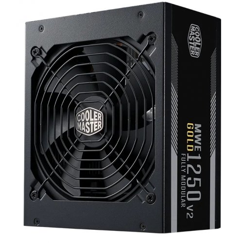 Блок живлення Cooler Master MWE Gold V2 1250W ATX 3.1 (MPE-C501-AFCAG-3EEU) купити з перевіркою сумісності: огляд, характеристики, ціна у Києві, Львові, Вінниці, Хмельницькому, Івано-Франківську, Україні | інтернет-магазин TELEMART.UA фото