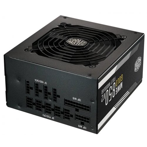 Купить Блок питания Cooler Master MWE Gold V2 850W ATX 3.1 (MPE-8501-AFAAG-3EEU) с проверкой совместимости: обзор, характеристики, цена в Киеве, Днепре, Одессе, Харькове, Украине | интернет-магазин TELEMART.UA фото