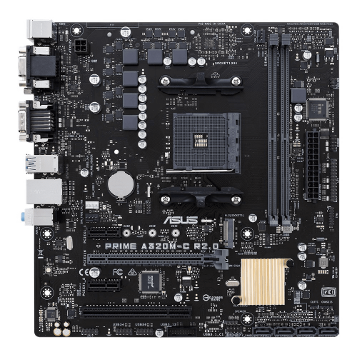 Продать Материнская плата Asus PRIME A320M-C (sAM4, AMD A320) по Trade-In интернет-магазине Телемарт - Киев, Днепр, Украина фото
