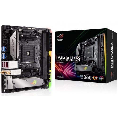 Продать Материнская плата Asus STRIX B350-I GAMING (sAM4, AMD B350) по Trade-In интернет-магазине Телемарт - Киев, Днепр, Украина фото