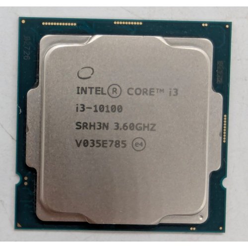 Процесор Intel Core i3-10100 3.6(4.3)GHz 6MB s1200 Tray (CM8070104291317) (Відновлено продавцем, 792530) купити з перевіркою сумісності: огляд, характеристики, ціна у Києві, Львові, Вінниці, Хмельницькому, Івано-Франківську, Україні | інтернет-магазин TELEMART.UA фото