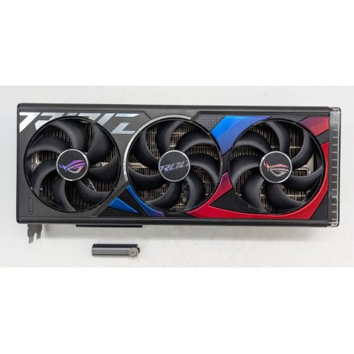 Купить Видеокарта Asus ROG Strix GeForce RTX 4090 OC 24576MB (ROG-STRIX-RTX4090-O24G-GAMING) (Восстановлено продавцом, 792541) с проверкой совместимости: обзор, характеристики, цена в Киеве, Днепре, Одессе, Харькове, Украине | интернет-магазин TELEMART.UA фото