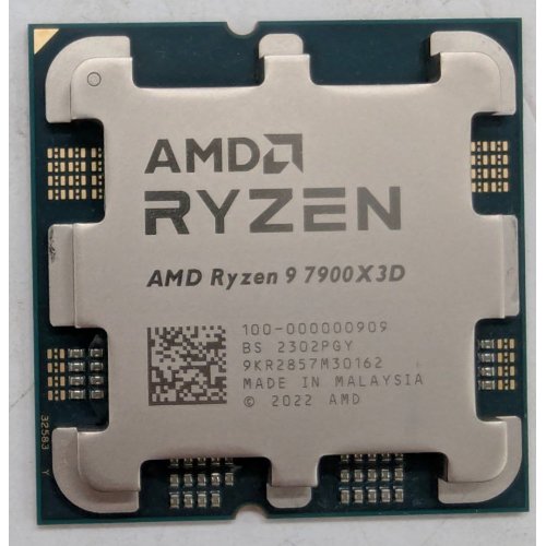 Процесор AMD Ryzen 9 7900X3D 4.4(5.6)GHz 128MB sAM5 Box (100-100000909WOF) (Відновлено продавцем, 792555) купити з перевіркою сумісності: огляд, характеристики, ціна у Києві, Львові, Вінниці, Хмельницькому, Івано-Франківську, Україні | інтернет-магазин TELEMART.UA фото