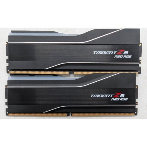 Озп G.Skill DDR5 64GB (2x32GB) 6000Mhz Trident Z5 Neo RGB (F5-6000J3040G32GX2-TZ5NR) (Відновлено продавцем, 792562) купити з перевіркою сумісності: огляд, характеристики, ціна у Києві, Львові, Вінниці, Хмельницькому, Івано-Франківську, Україні | інтернет-магазин TELEMART.UA фото