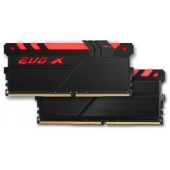 Фото Geil DDR4 16GB (2x8GB) 2400Mhz EVO X RGB (GEXB416GB2400C16DC) Black