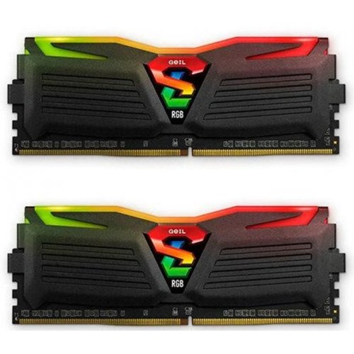 

Geil DDR4 16GB (2x8GB) 2400Mhz Super Luce RGB (GLC416GB2400C16DC) Black