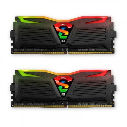 

Geil DDR4 16GB (2x8GB) 3000Mhz Super Luce RGB (GLC416GB3000C16ADC) Black