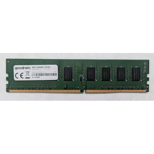 Купить Озу GoodRAM DDR4 8Gb 2133Mhz (GR2133D464L15S/8G) (Восстановлено продавцом, 792637) с проверкой совместимости: обзор, характеристики, цена в Киеве, Днепре, Одессе, Харькове, Украине | интернет-магазин TELEMART.UA фото