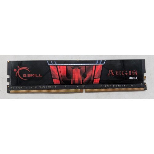 Купить Озу G.Skill DDR4 8GB 2400Mhz Aegis (F4-2400C15S-8GIS) OEM (Восстановлено продавцом, 792639) с проверкой совместимости: обзор, характеристики, цена в Киеве, Днепре, Одессе, Харькове, Украине | интернет-магазин TELEMART.UA фото