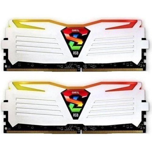 

Geil DDR4 16GB (2x8GB) 3200Mhz Super Luce RGB (GLWC416GB3200C16ADC) White