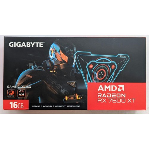Купить Видеокарта Gigabyte Radeon RX 7600 XT Gaming OC 16384MB (GV-R76XTGAMING OC-16GD) (Восстановлено продавцом, 792805) с проверкой совместимости: обзор, характеристики, цена в Киеве, Днепре, Одессе, Харькове, Украине | интернет-магазин TELEMART.UA фото