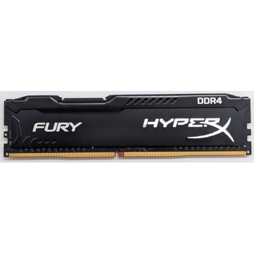 Озп Kingston DDR4 4GB 2666Hz HyperX FURY Black (HX426C15FB/4) (Відновлено продавцем, 792820) купити з перевіркою сумісності: огляд, характеристики, ціна у Києві, Львові, Вінниці, Хмельницькому, Івано-Франківську, Україні | інтернет-магазин TELEMART.UA фото