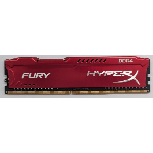 Купить Озу Kingston DDR4 8GB 3200Mhz HyperX Fury Red (HX432C18FR2/8) (Восстановлено продавцом, 792824) с проверкой совместимости: обзор, характеристики, цена в Киеве, Днепре, Одессе, Харькове, Украине | интернет-магазин TELEMART.UA фото