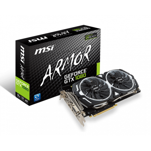 Продать Видеокарта MSI GeForce GTX1080 ARMOR 8192MB (GTX 1080 ARMOR 8G) по Trade-In интернет-магазине Телемарт - Киев, Днепр, Украина фото