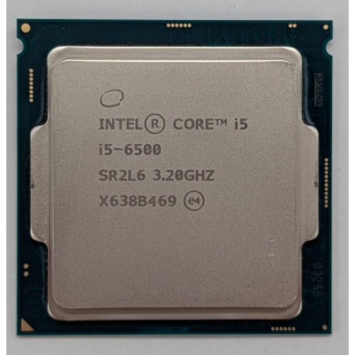 Процесор Intel Core i5-6500 3.2(3.6)GHz 6MB s1151 Tray (CM8066201920404) (Відновлено продавцем, 792839) купити з перевіркою сумісності: огляд, характеристики, ціна у Києві, Львові, Вінниці, Хмельницькому, Івано-Франківську, Україні | інтернет-магазин TELEMART.UA фото