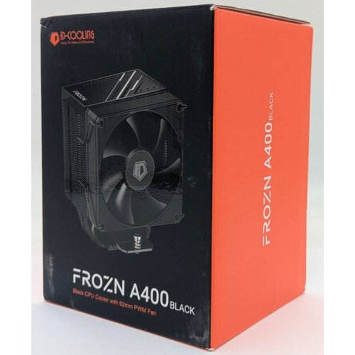 Кулер ID-Cooling Frozn A400 (FROZN A400 Black) (Відновлено продавцем, 793113) купити з перевіркою сумісності: огляд, характеристики, ціна у Києві, Львові, Вінниці, Хмельницькому, Івано-Франківську, Україні | інтернет-магазин TELEMART.UA фото