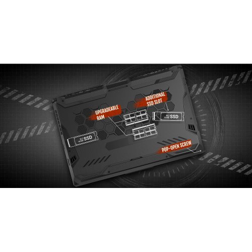 Купити Ноутбук Asus TUF Gaming A17 FA706NF-HX074 (90NR0JH5-M00460) Graphite Black - ціна в Києві, Львові, Вінниці, Хмельницькому, Франківську, Україні | інтернет-магазин TELEMART.UA фото