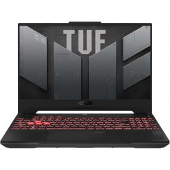 Ноутбук Asus TUF Gaming A17 FA707NUR-HX019 (90NR0JL5-M001M0) Mecha Gray / 17.3″ (1920x1080, IPS) / AMD Ryzen 7 7435HS (3.1-4.5 ГГц), 8 ядер / NVIDIA GeForce RTX 4050 / 16 ГБ (DDR5) / 512 ГБ (SSD) / Без ОС