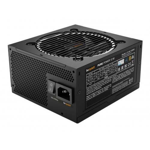 Уцінка блок живлення Be Quiet! Pure Power 12 M 1000W (BN345) (Розкрита упаковка, 793142) купити з перевіркою сумісності: огляд, характеристики, ціна у Києві, Львові, Вінниці, Хмельницькому, Івано-Франківську, Україні | інтернет-магазин TELEMART.UA фото