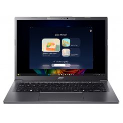 Ноутбук Acer Aspire 14 AI A14-52MT (NX.JDJEU.003) Steel Gray / 14″ (1920x1200, IPS) / Intel Core Ultra 7 258V (2.2-4.8 ГГц), 8 ядер / Intel Arc Graphics 140V / 32 ГБ (LPDDR5x) / 1024 ГБ (SSD) / Windows 11 Home