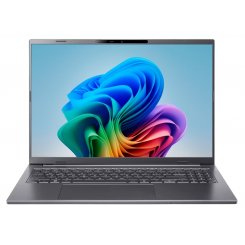 Ноутбук Acer Aspire 16 AI A16-11M (NX.JLNEU.002) Steel Gray / 16″ (1920x1200, IPS) / Snapdragon X X1 26 100 (3.0 ГГц), 8 ядер / Qualcomm SD X Adreno X1-45 / 32 ГБ (LPDDR5x) / 1024 ГБ (SSD) / Windows 11 Home