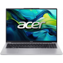 Ноутбук Acer Aspire Lite AL16-52P (NX.J5SEU.001) Silver / 16″ (1920x1200, IPS) / Intel Core i5-1334U (3.4–4.6 ГГц), 10 ядер / Intel Iris Xe Graphics / 16 ГБ (DDR5) / 512 ГБ (SSD) / Без ОС