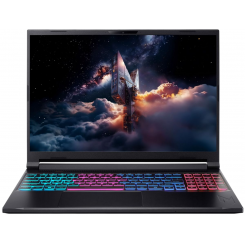 Ноутбук Acer Nitro V 16S AI ANV16S-61 (NH.QXNEU.007) Obsidian Black / 16″ (2560x1600, IPS) / AMD Ryzen AI 7 350 (2.0-5.0 ГГц), 8 ядер / NVIDIA GeForce RTX 5070 / 32 ГБ (DDR5) / 1024 ГБ (SSD) / Без ОС