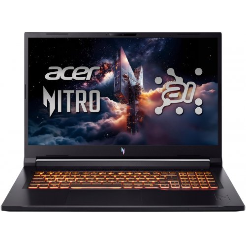 Купить Ноутбук Acer Nitro V 17 AI ANV17-61 (NH.QWKEU.002) Obsidian Black - цена в Харькове, Киеве, Днепре, Одессе
в интернет-магазине Telemart фото
