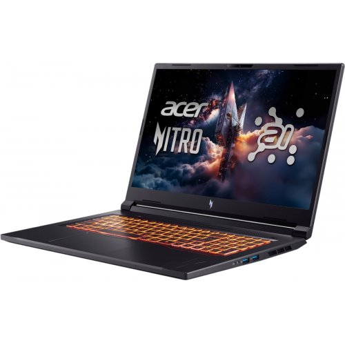 Купить Ноутбук Acer Nitro V 17 AI ANV17-61 (NH.QWKEU.002) Obsidian Black - цена в Харькове, Киеве, Днепре, Одессе
в интернет-магазине Telemart фото