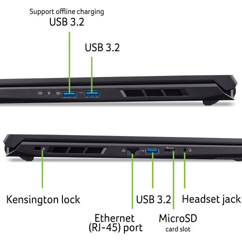 Купить Ноутбук Acer Nitro V 17 AI ANV17-61 (NH.QWKEU.002) Obsidian Black - цена в Харькове, Киеве, Днепре, Одессе
в интернет-магазине Telemart фото