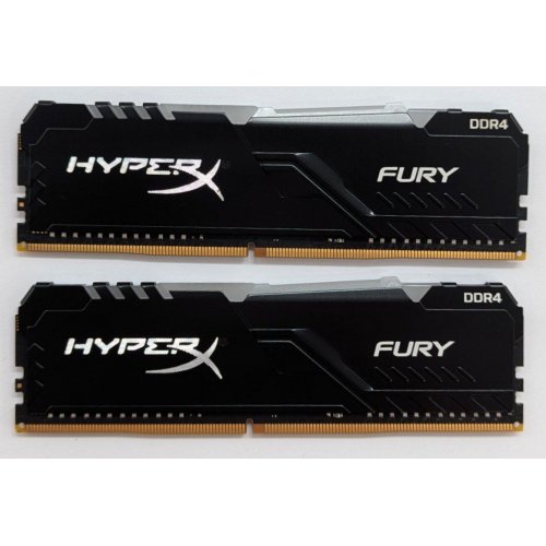 Озп HyperX DDR4 16GB (2x8GB) 3600Mhz Fury RGB (HX436C17FB3AK2/16) (Відновлено продавцем, 793263) купити з перевіркою сумісності: огляд, характеристики, ціна у Києві, Львові, Вінниці, Хмельницькому, Івано-Франківську, Україні | інтернет-магазин TELEMART.UA фото