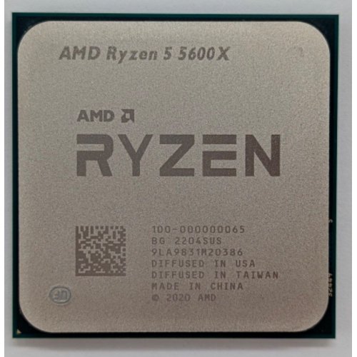 Процесор AMD Ryzen 5 5600X 3.7(4.6)GHz 32MB sAM4 Box (100-100000065BOX) (Відновлено продавцем, 793288) купити з перевіркою сумісності: огляд, характеристики, ціна у Києві, Львові, Вінниці, Хмельницькому, Івано-Франківську, Україні | інтернет-магазин TELEMART.UA фото