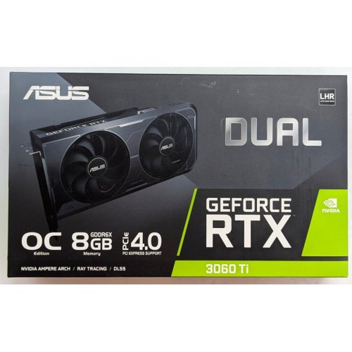 Відеокарта Asus GeForce RTX 3060 Ti Dual OC 8192MB (DUAL-RTX3060TI-O8GD6X) (Відновлено продавцем, 793295) купити з перевіркою сумісності: огляд, характеристики, ціна у Києві, Львові, Вінниці, Хмельницькому, Івано-Франківську, Україні | інтернет-магазин TELEMART.UA фото