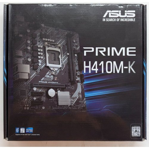 Материнська плата Asus PRIME H410M-K (s1200, Intel H410) (Відновлено продавцем, 793304) купити з перевіркою сумісності: огляд, характеристики, ціна у Києві, Львові, Вінниці, Хмельницькому, Івано-Франківську, Україні | інтернет-магазин TELEMART.UA фото