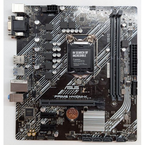 Материнська плата Asus PRIME H410M-K (s1200, Intel H410) (Відновлено продавцем, 793304) купити з перевіркою сумісності: огляд, характеристики, ціна у Києві, Львові, Вінниці, Хмельницькому, Івано-Франківську, Україні | інтернет-магазин TELEMART.UA фото