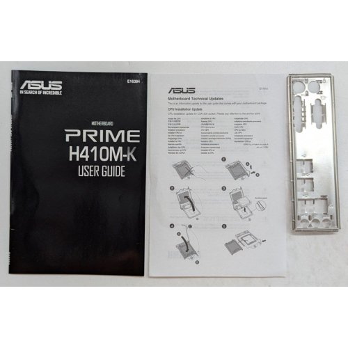 Материнська плата Asus PRIME H410M-K (s1200, Intel H410) (Відновлено продавцем, 793304) купити з перевіркою сумісності: огляд, характеристики, ціна у Києві, Львові, Вінниці, Хмельницькому, Івано-Франківську, Україні | інтернет-магазин TELEMART.UA фото