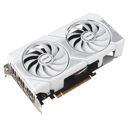 Відеокарта Asus Dual GeForce RTX 5060 OC White 8192MB (DUAL-RTX5060-O8G-WHITE) купити з перевіркою сумісності: огляд, характеристики, ціна у Києві, Львові, Вінниці, Хмельницькому, Івано-Франківську, Україні | інтернет-магазин TELEMART.UA фото