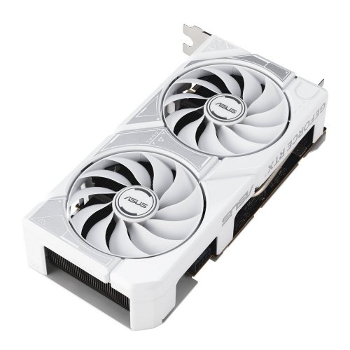 Відеокарта Asus Dual GeForce RTX 5060 OC White 8192MB (DUAL-RTX5060-O8G-WHITE) купити з перевіркою сумісності: огляд, характеристики, ціна у Києві, Львові, Вінниці, Хмельницькому, Івано-Франківську, Україні | інтернет-магазин TELEMART.UA фото